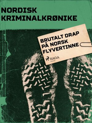 cover image of Brutalt drap på norsk flyvertinne
